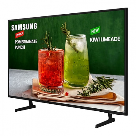 Samsung BE43D-H - 43" Diagonal Class BED-H Series LED-backlit LCD TV - Crystal UHD - digital signage - Smart TV - Tizen OS - 4K UHD (2160p) 3840 x 2160 - HDR - Edge LED BLU - black - 6