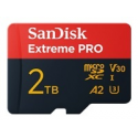 SanDisk Extreme Pro - Flash memory card (SD adapter included) - 2 TB - A2  /  Video Class V30  /  UHS-I U3 - microSDXC UHS-I