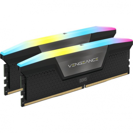 CORSAIR Vengeance RGB - DDR5 - kit - 96 GB: 2 x 48 GB - DIMM 288-pin - 3500 MHz / PC5-56000 - CL40 - 1.4 V - unbuffered - black - 0