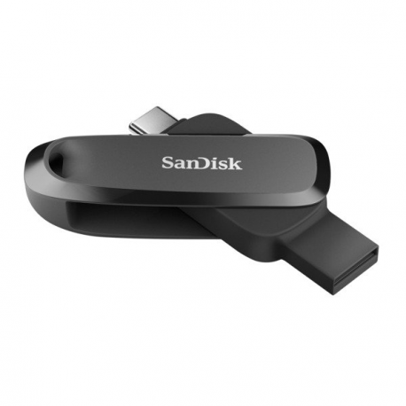 SanDisk Phone - USB flash drive - 128 GB - USB 3.2 Gen 1  /  USB-C - black - 2