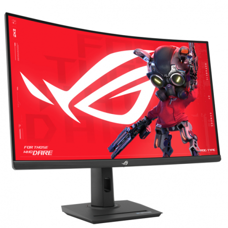 ASUS ROG Strix XG32WCMS - LED monitor - gaming - curved - 32" (31.5" viewable) - 2560 x 1440 QHD @ 280 Hz - Rapid VA - 400 cd / m² - 4000:1 - DisplayHDR 400 - 1 ms - HDMI, DisplayPort, USB-C - black - 6