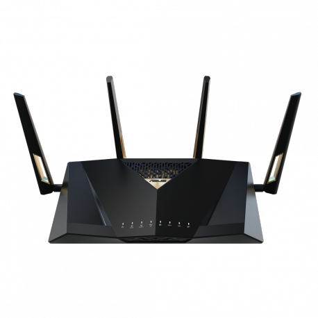 ASUS RT-BE88U - Wireless router 9-port switch - 1GbE, 2.5GbE, Wi-Fi 7 - WAN ports: 3 Dual Band - 5