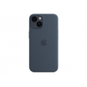 Apple - Back cover for mobile phone - MagSafe compatibility - silicone - storm blue - for iPhone 14