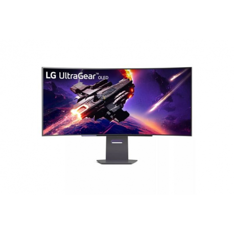 LG UltraGear 45GS95QE-B - OLED monitor - gaming - curved - 45" (44.5" viewable) - 3440 x 1440 UWQHD @ 240 Hz - 275 cd / m² - 1500000:1 - DisplayHDR 400 True Black - 0.03 ms - 2xHDMI, DisplayPort - 0