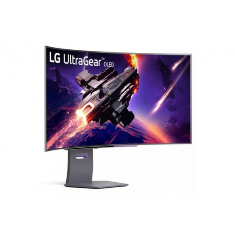 LG UltraGear 45GS95QE-B - OLED monitor - gaming - curved - 45" (44.5" viewable) - 3440 x 1440 UWQHD @ 240 Hz - 275 cd / m² - 1500000:1 - DisplayHDR 400 True Black - 0.03 ms - 2xHDMI, DisplayPort - 1