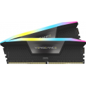 CORSAIR Vengeance RGB - DDR5 - kit - 16 GB: 2 x 8 GB - DIMM 288-pin - 2600 MHz  /  PC5-48000 - CL40 - 1.25 V - unbuffered - on-die ECC - black