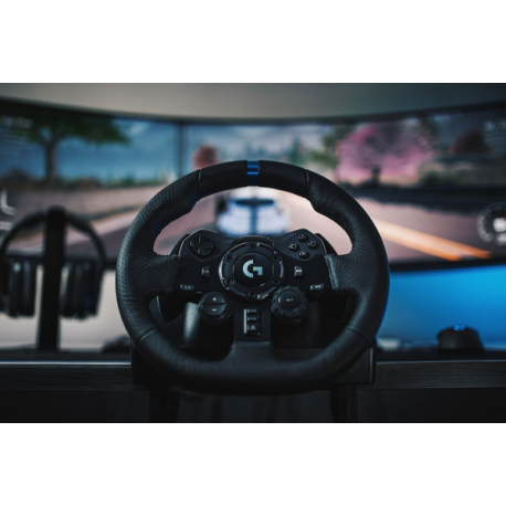 Logitech G G923 - Wheel, pedals and gear shift lever set - wired - for PC, Sony PlayStation 4, Sony PlayStation 5 - 4