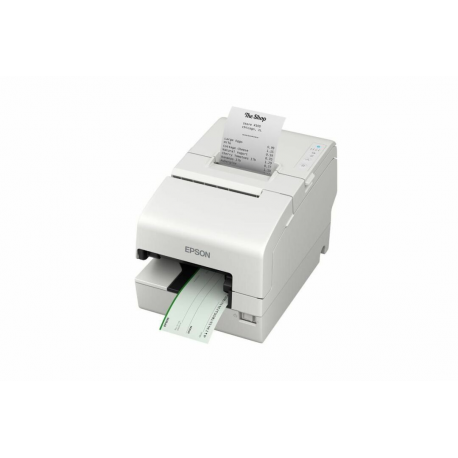 Epson TM H6000VI-101 - Receipt printer - thermal line / dot-matrix - 230 x 297 mm, Roll (7.95 cm) - 180 x 180 dpi - 9 pin - up to 500 mm/sec - serial, USB 2.0, LAN, USB 2.0 host - cutter - partial-cut cutter - white - 0