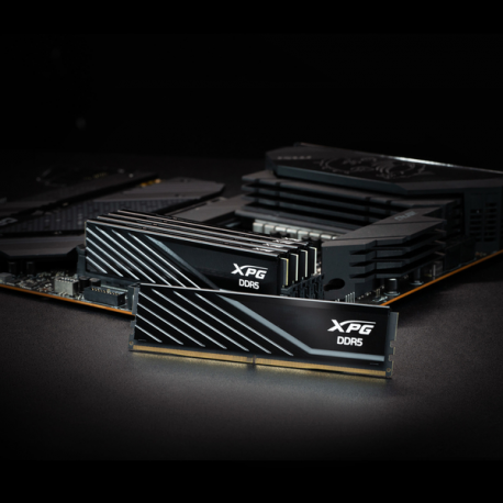 XPG LANCER BLADE RGB - DDR5 - kit - 16 GB: 2 x 8 GB - DIMM 288-pin low profile - 6400 MT / s - CL32 - 1.1 - 1.4 V - on-die ECC - black - 4