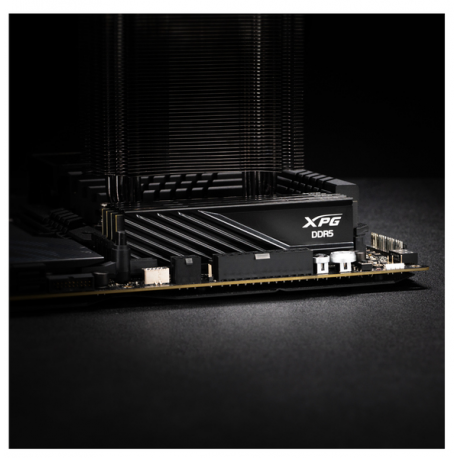 XPG LANCER BLADE RGB - DDR5 - kit - 16 GB: 2 x 8 GB - DIMM 288-pin low profile - 6400 MT / s - CL32 - 1.1 - 1.4 V - on-die ECC - black - 7