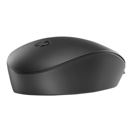 HP 125 - Mouse - wired - USB - black - promo - 2
