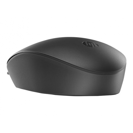 HP 125 - Mouse - wired - USB - black - promo - 3