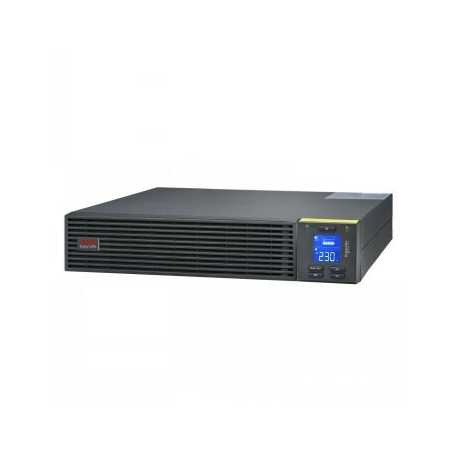 APC Easy UPS SRV SRV1KRIRK - UPS (rack-mountable) - AC 220 / 230 / 240 V - 800 Watt - 1000 VA - 9 Ah - USB, RS-232 - output connectors: 3 - 2U - 19" - 0