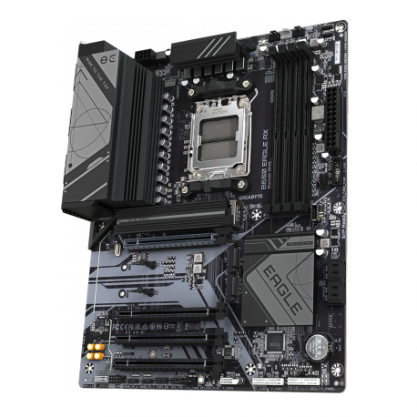 Gigabyte B650 EAGLE - Motherboard - ATX - Socket AM5 - AMD B650 Chipset - USB-C 3.2 Gen 1, USB 3.2 Gen 2, USB 3.2 Gen 1 - Gigabit LAN - onboard graphics (CPU required) - HD Audio (8-channel) - 3