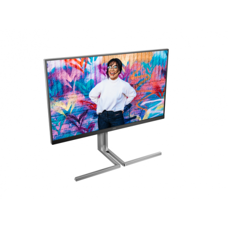 AOC U32U3CV - Graphic Pro Series - LED monitor - 32" (31.5" viewable) - 3840 x 2160 4K @ 60 Hz - Nano IPS - 400 cd / m² - 1000:1 - DisplayHDR 400 - 4 ms - 2xHDMI, DisplayPort, 2xUSB-C - speakers - black - 9