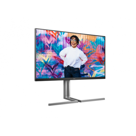AOC U32U3CV - Graphic Pro Series - LED monitor - 32" (31.5" viewable) - 3840 x 2160 4K @ 60 Hz - Nano IPS - 400 cd / m² - 1000:1 - DisplayHDR 400 - 4 ms - 2xHDMI, DisplayPort, 2xUSB-C - speakers - black - 10