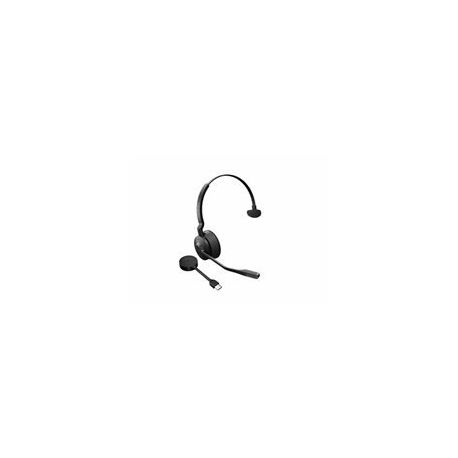 Jabra Engage 55 SE Mono - Headset - on-ear - DECT - wireless - USB-C via DECT adapter - UC certified - 0