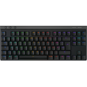 Logitech G G515 - Keyboard - LIGHTSPEED - TKL - backlit - wireless - 2.4 GHz, Bluetooth, USB - black