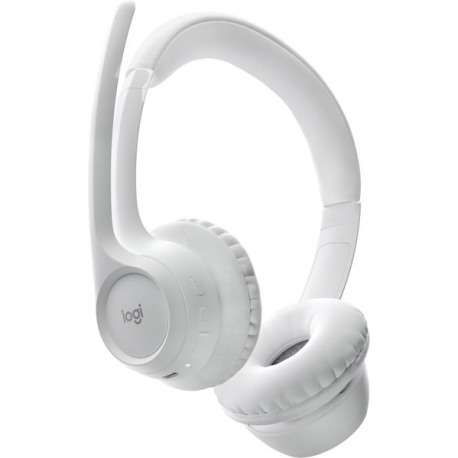 Logitech Zone 300 - Headset - on-ear - Bluetooth - wireless - off-white - 2