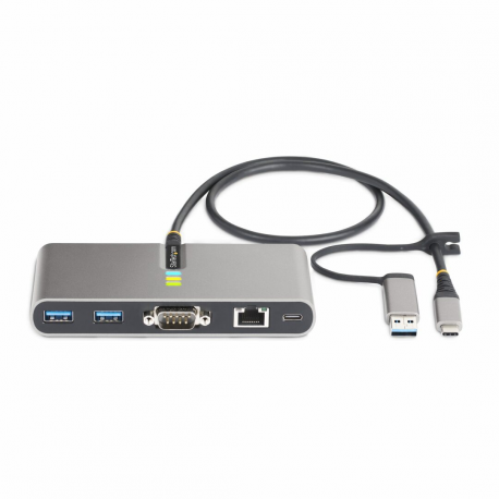 USB-C / USB-A HUB - GBE - RS232 A HUB GB ETHERNET RS232 SERI - 2