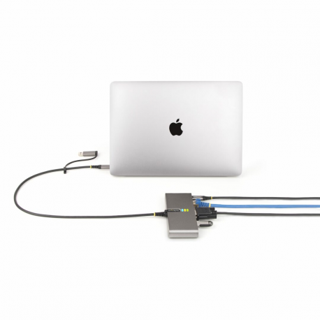 USB-C / USB-A HUB - GBE - RS232 A HUB GB ETHERNET RS232 SERI - 6