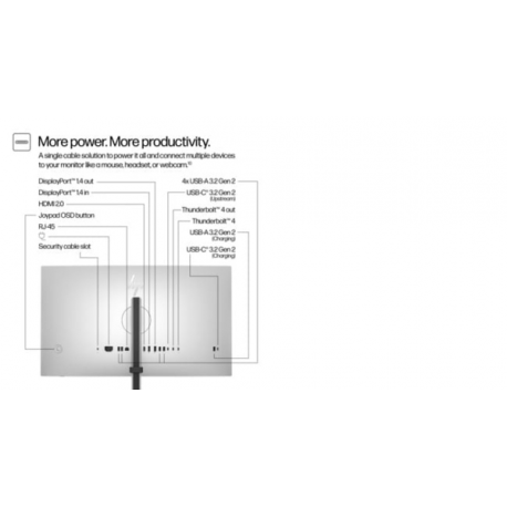 HP 727pk - Series 7 Pro - LED monitor - 27" - 3840 x 2160 4K @ 60 Hz - IPS Black - 400 cd / m² - 2000:1 - DisplayHDR 400 - 5 ms - Thunderbolt 4, HDMI, DisplayPort - black, silver - 14