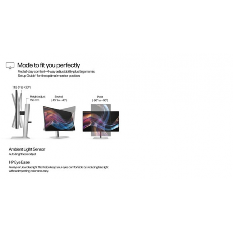 HP 727pk - Series 7 Pro - LED monitor - 27" - 3840 x 2160 4K @ 60 Hz - IPS Black - 400 cd / m² - 2000:1 - DisplayHDR 400 - 5 ms - Thunderbolt 4, HDMI, DisplayPort - black, silver - 17