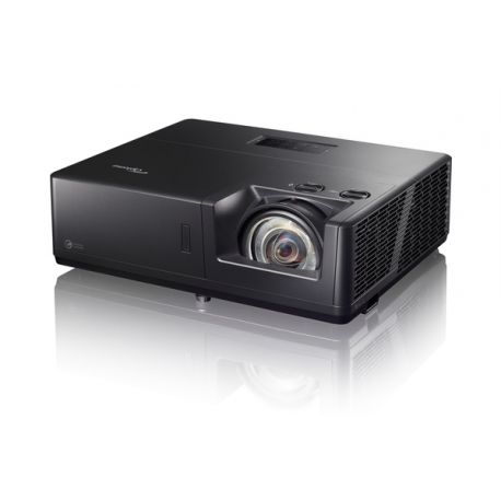 Optoma ZU507TST - DLP projector - laser - 3D - 5000 lumens - WUXGA (1920 x 1200) - 16:10 - short-throw fixed lens - LAN - black - 2