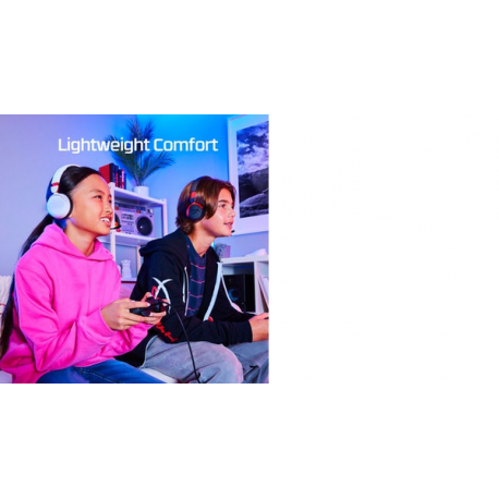 HyperX Cloud Mini - Headset - on-ear - wired - active noise cancelling - 3.5 mm jack - black - 1