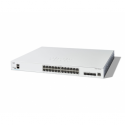 Cisco Catalyst 1300-24XT - Switch - L3 - smart - 24 x 10 Gigabit Ethernet + 4 x combo 10 Gigabit SFP+ / RJ-45 - rack-mountable