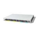 Cisco Catalyst 1300-48MGP-4X - Switch - L3 - Managed - 48 x 10 Gigabit Ethernet + 4 x 10 Gigabit SFP+ - rack-mountable - PoE+ (370 W)