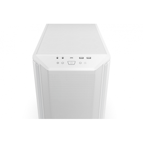 be quiet! Dark Base 701 - Midi-tower - extended ATX - windowed side panel (tempered glass) - no power supply (ATX  /  PS / 2) - white - USB / Audio - 2