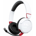 HyperX Cloud Mini - Headset - on-ear - Bluetooth - wireless, wired - active noise cancelling - 3.5 mm jack - white