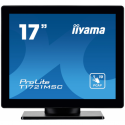 iiyama ProLite T1721MSC-B2 - LED monitor - 17" - touchscreen - 1280 x 1024 SXGA @ 75 Hz - TN - 250 cd / m² - 1000:1 - 5 ms - HDMI, VGA - speakers - black bezel with matte finish