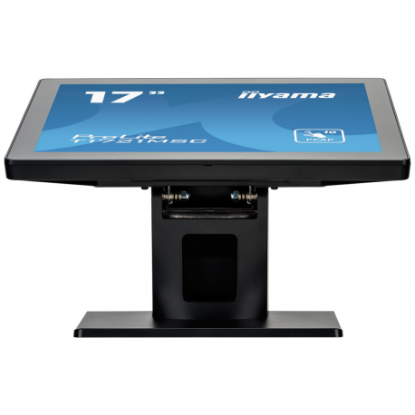 iiyama ProLite T1721MSC-B2 - LED monitor - 17" - touchscreen - 1280 x 1024 SXGA @ 75 Hz - TN - 250 cd / m² - 1000:1 - 5 ms - HDMI, VGA - speakers - black bezel with matte finish - 1