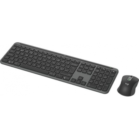 Logitech Signature Slim Combo MK950 - Keyboard and mouse set - wireless - Bluetooth 5.1 LE - QWERTY - Nordic - graphite - 2