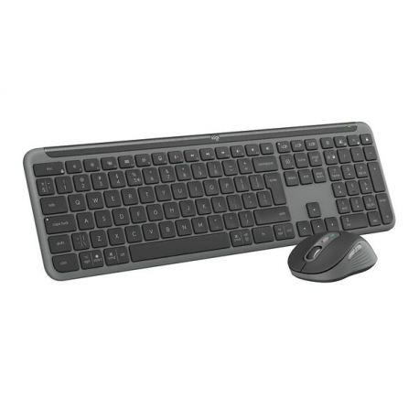 Logitech Signature Slim Combo MK950 - Keyboard and mouse set - wireless - Bluetooth 5.1 LE - QWERTY - Nordic - graphite - 5