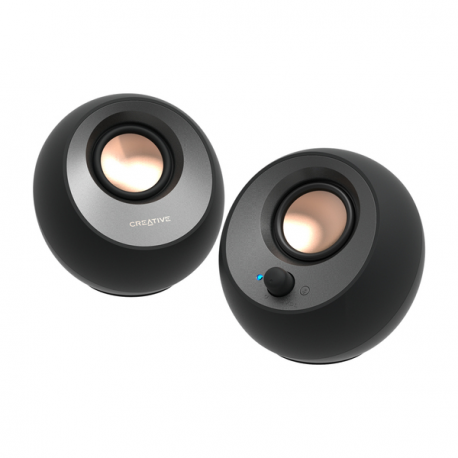 Creative Pebble V3 - Speakers - for PC - 2.0-channel - wireless - Bluetooth - USB - 8 Watt (Total) - black - 5