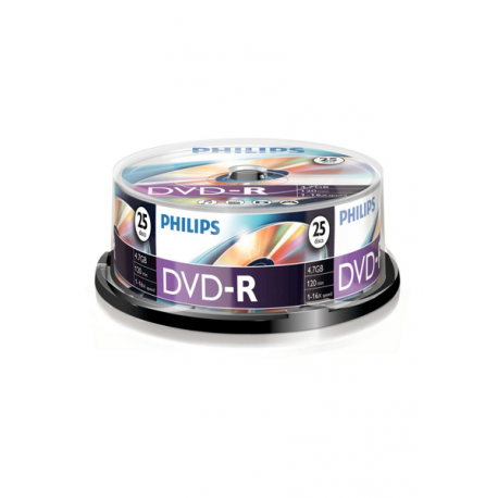 Philips DM4S6B25F - 25 x DVD-R - 4.7 GB (120min) 16x - spindle - 0