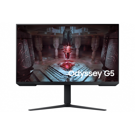 Samsung Odyssey G5 S32CG510EU - G51C Series - LED monitor - gaming - 32" - 2560 x 1440 QHD @ 165 Hz - VA - 300 cd / m² - 3000:1 - HDR10 - 1 ms - 2xHDMI, DisplayPort - black - 0