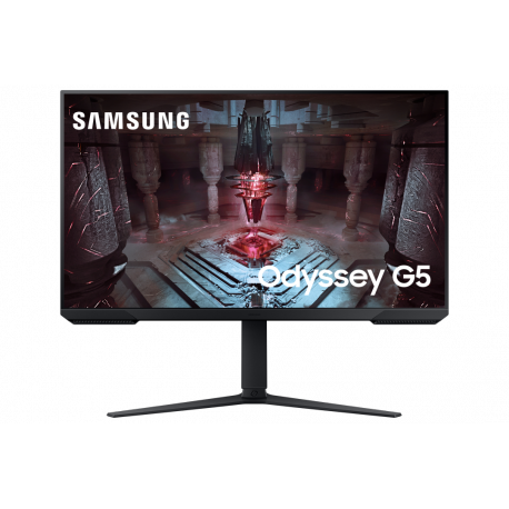 Samsung Odyssey G5 S32CG510EU - G51C Series - LED monitor - gaming - 32" - 2560 x 1440 QHD @ 165 Hz - VA - 300 cd / m² - 3000:1 - HDR10 - 1 ms - 2xHDMI, DisplayPort - black - 20