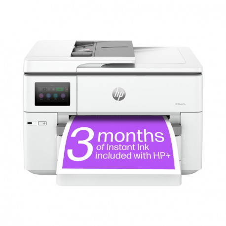 HP Officejet Pro 9730e Wide Format All-in-One - Multifunction printer - colour - ink-jet - A3 / Ledger (297 x 432 mm) (original) - A3 (media) - up to 18 ppm (copying) - up to 22 ppm (printing) - 250 sheets - USB 2.0, LAN, USB 2.0 host, Wi-Fi(ac), Bluetooth - cement - 22