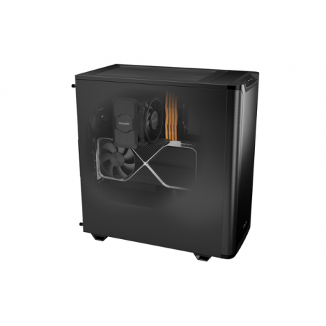 be quiet! Pure Base 501 - Midi-tower - ATX - no power supply (ATX / PS/2) - black - USB/Audio - 7