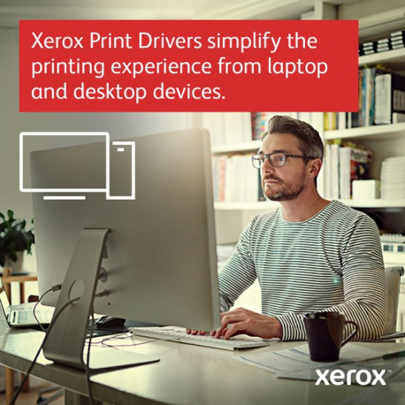 Xerox C410V / DN - Printer - colour - Duplex - laser - A4 / Legal - 1200 x 1200 dpi - up to 40 ppm (mono)  /  up to 40 ppm (colour) - capacity: 251 sheets - USB, Gigabit LAN, USB 2.0 host - 10