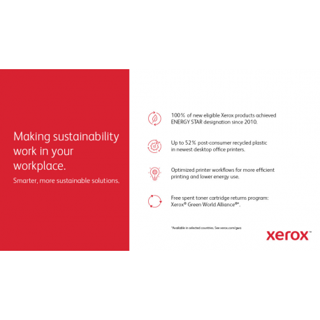 Xerox C410V / DN - Printer - colour - Duplex - laser - A4 / Legal - 1200 x 1200 dpi - up to 40 ppm (mono)  /  up to 40 ppm (colour) - capacity: 251 sheets - USB, Gigabit LAN, USB 2.0 host - 27