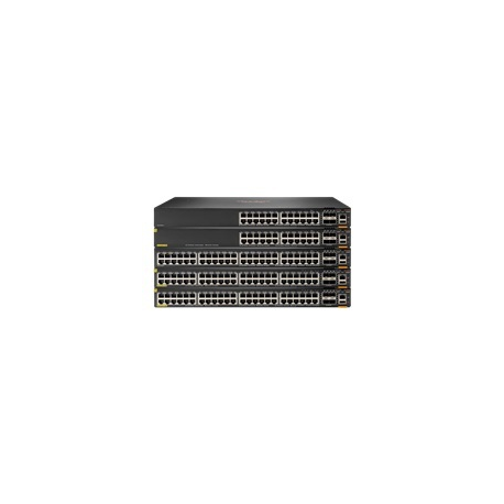 HPE Aruba 6200M 24G 4SFP+ Switch - Switch - Max. Stacking Distance 10 kms - L3 - Managed - 24 x 10 / 100 / 1000 + 4 x 1 Gigabit  /  10 Gigabit SFP+ (uplink  /  stacking) - front and side to back - rack-mountable - BTO - 0
