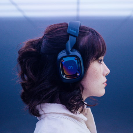 ASTRO Gaming A30 - Headset - full size - Bluetooth  /  LIGHTSPEED - wireless, wired - 3.5 mm jack, USB-A via Bluetooth adapter - navy - 5