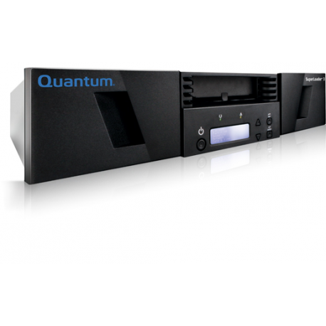 Quantum SuperLoader 3 with (Model C) drive(s) - Tape autoloader - 192 TB  /  480 TB - slots: 16 - LTO Ultrium (12 TB  /  30 TB) - Ultrium 8 - SAS-2 - rack-mountable - 2U - barcode reader - with SAS Host Bus Adapter (6Gb / s, PCI Express) - 0
