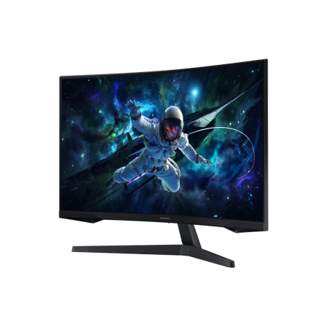 Samsung Odyssey G5 S32CG554EU - G55C Series - LED monitor - gaming - curved - 32" - 2560 x 1440 QHD @ 165 Hz - VA - 300 cd/m² - 2500:1 - HDR10 - 1 ms - HDMI, DisplayPort - black - 3