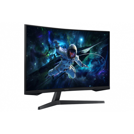 Samsung Odyssey G5 S32CG554EU - G55C Series - LED monitor - gaming - curved - 32" - 2560 x 1440 QHD @ 165 Hz - VA - 300 cd/m² - 2500:1 - HDR10 - 1 ms - HDMI, DisplayPort - black - 4